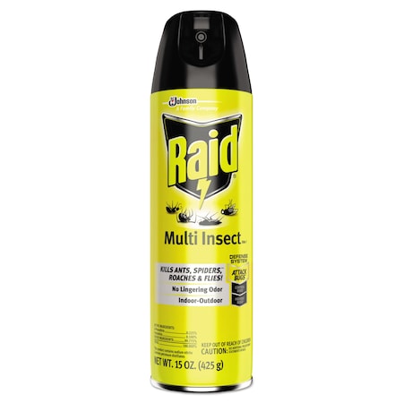 Raid Multi Insect Killer, 15 oz Aerosol Can, 12PK 300819